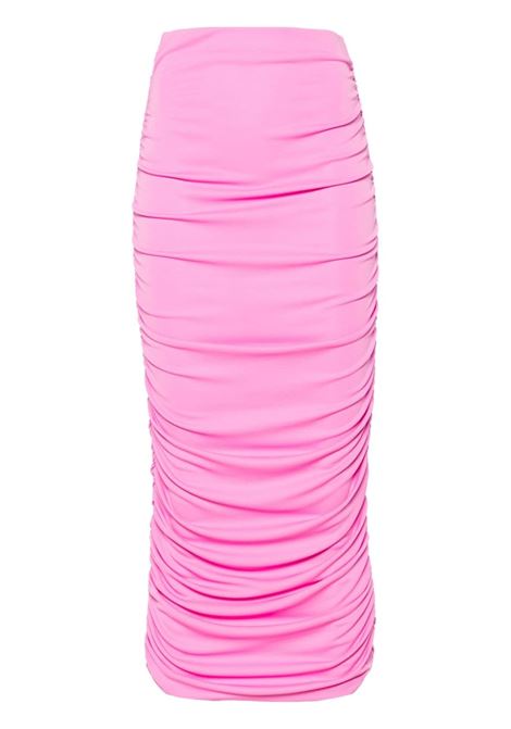 Pink ruched midi pencil skirt The Andamane - women THE ANDAMANE | T150318ATJP073BBBL